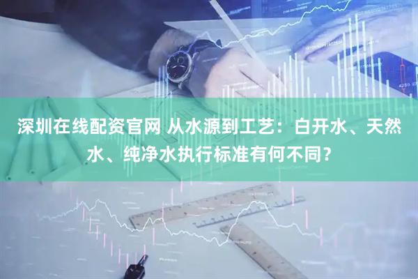 深圳在线配资官网 从水源到工艺：白开水、天然水、纯净水执行标准有何不同？