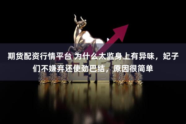 期货配资行情平台 为什么太监身上有异味，妃子们不嫌弃还使劲巴结，原因很简单