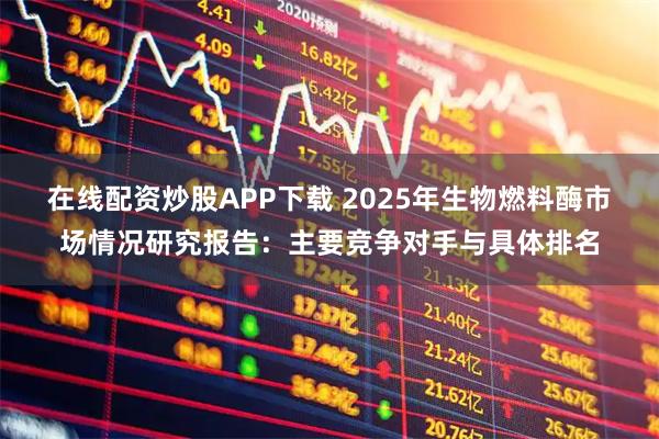 在线配资炒股APP下载 2025年生物燃料酶市场情况研究报告：主要竞争对手与具体排名
